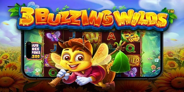 3 Buzzing Wilds Hadir Tiga Wild Peluang Jackpot Maksimal